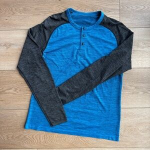 Lululemon Mens Metal Vent Tech Long Sleeve Henley Shirt - M